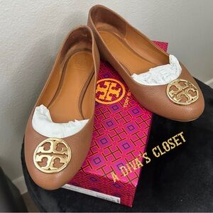 Tory Burch Chelsea Flat Royal Tan